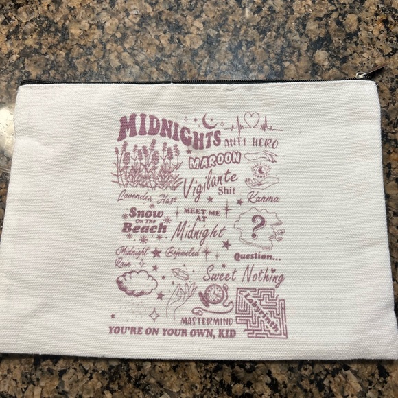 Taylor Swift Midnights Canvas Pouch - Picture 2 of 3